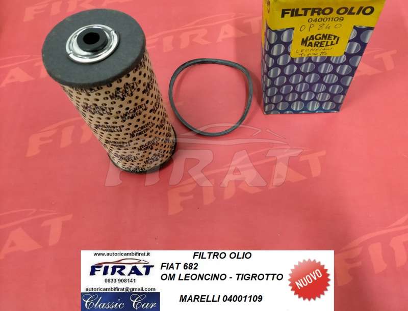 FILTRO OLIO FIAT 682 OM LEONCINO TIGROTTO (OP840)